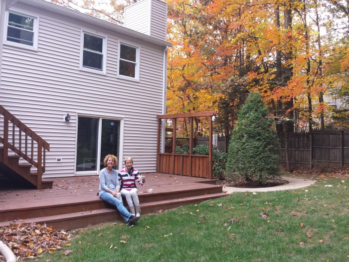 Afra en Karina op 't plattie