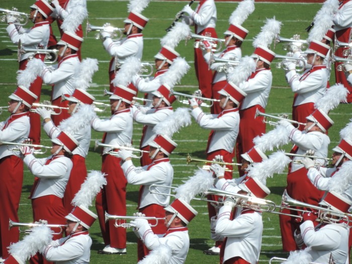De 'Pride of Oklahoma' Marching Band