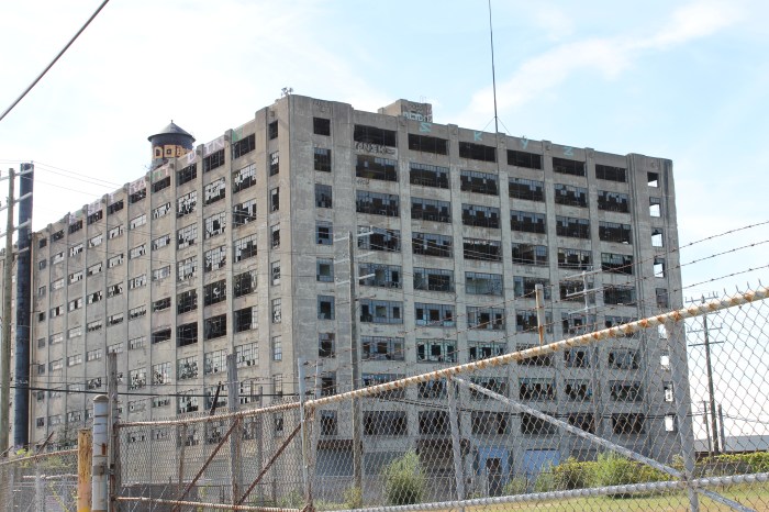 Leegstaande kantoorpanden in Detroit