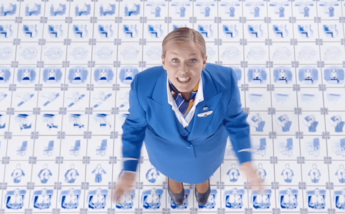 Gemaakt van ruim duizend Delftblauwe tegels!