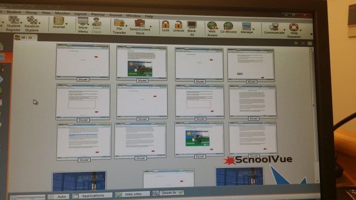 Meekijken met 12 schermen tegelijk!