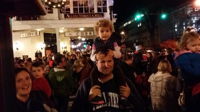 Karen en Dave met een zenuwachtige Page! 