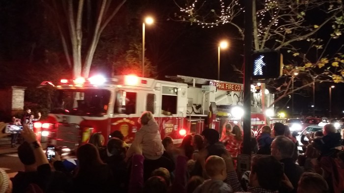 De intocht van Santa Claus