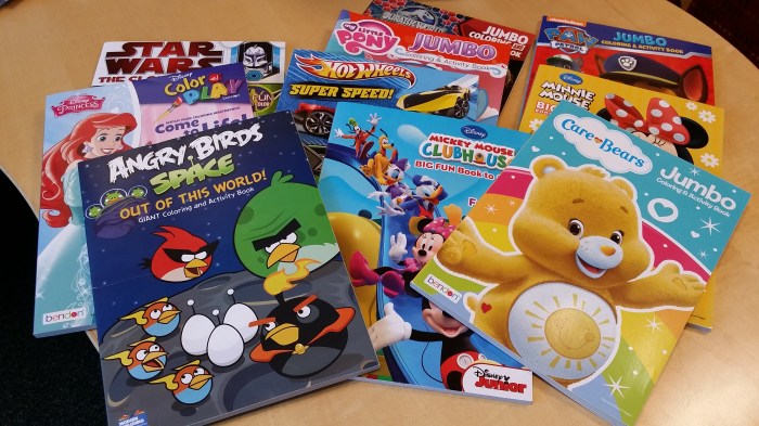 Kleurboeken als 'entree' voor de kerstlunch