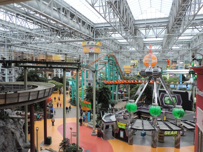 Een pretpark om de kinderen bezig te houden in The Mall of America