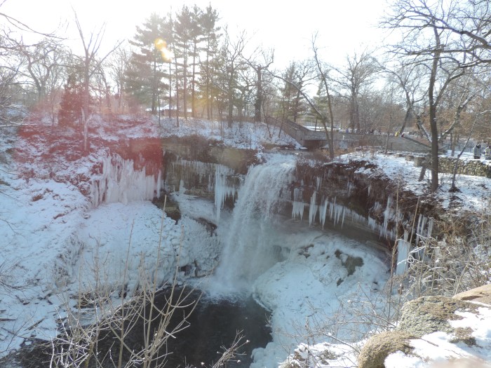 De waterval... Mooi he?