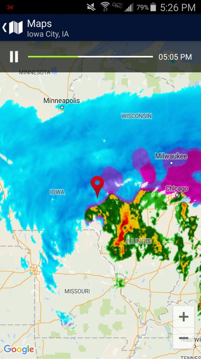 Een storm ter grootte van  heel Europa! 