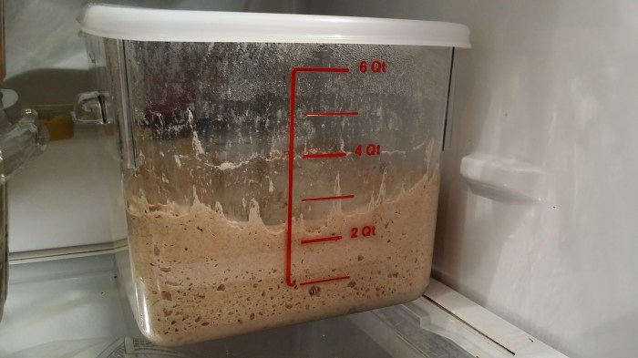 Brooddeeg, in de koelkast!