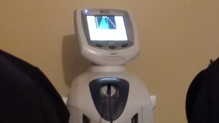 Met hier de kabel die me uit elkaar trekt, en dan weer terug laat zakken (en dan weer opnieuw)