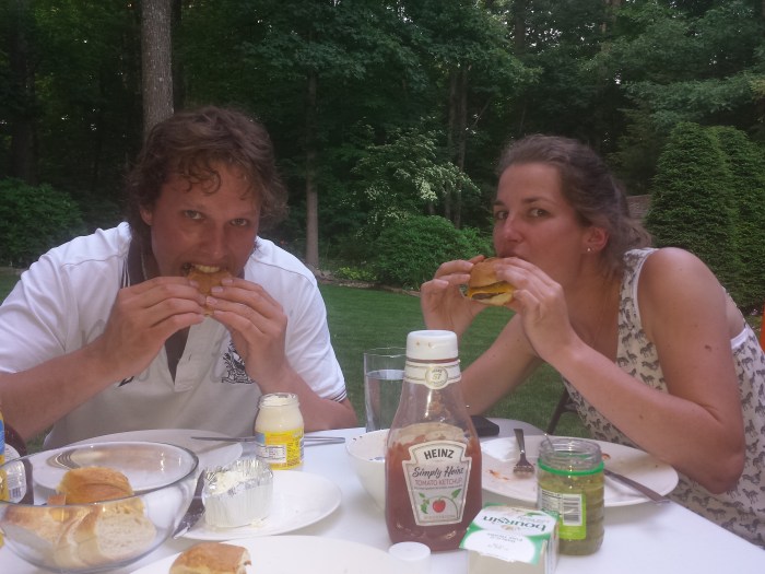 Barbecue (nou ja, 'grilling') in de achtertuin!