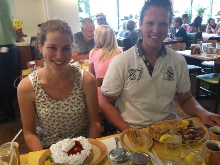 Ontbijten in The Original Waffle Shop