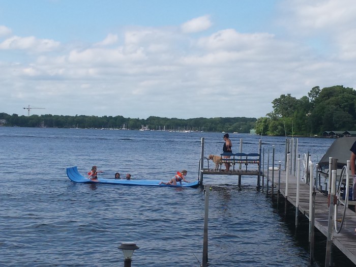 Zwemmen in Lake Minnetonka