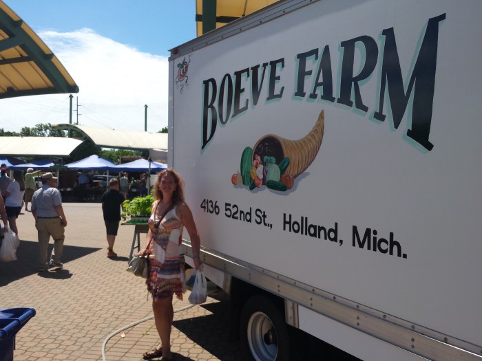 Boeve Farms op de Holland farmers market