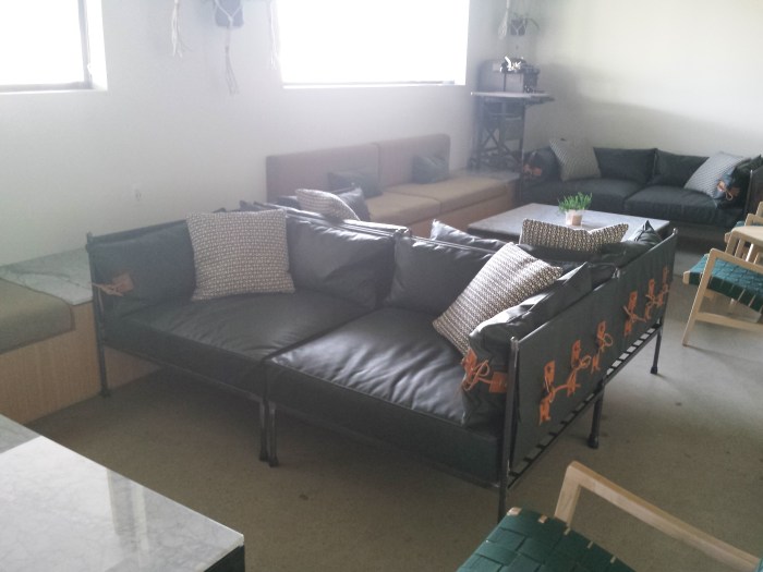 De inrichting van het hotel... totaal onamerikaans