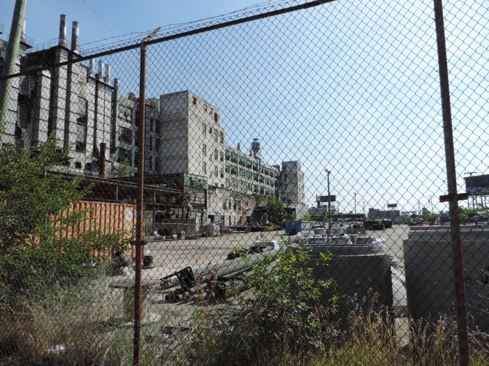 De verlaten Fisher Plant