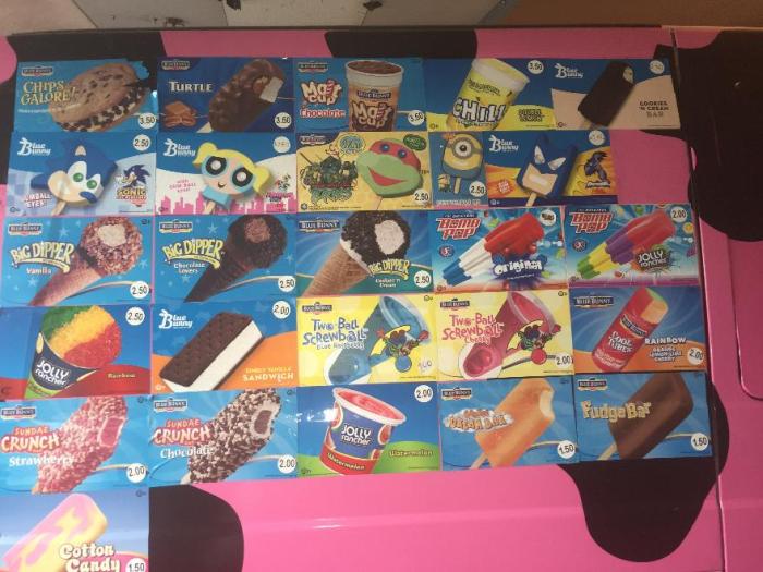 IJsjes van zomaar een ice cream truck