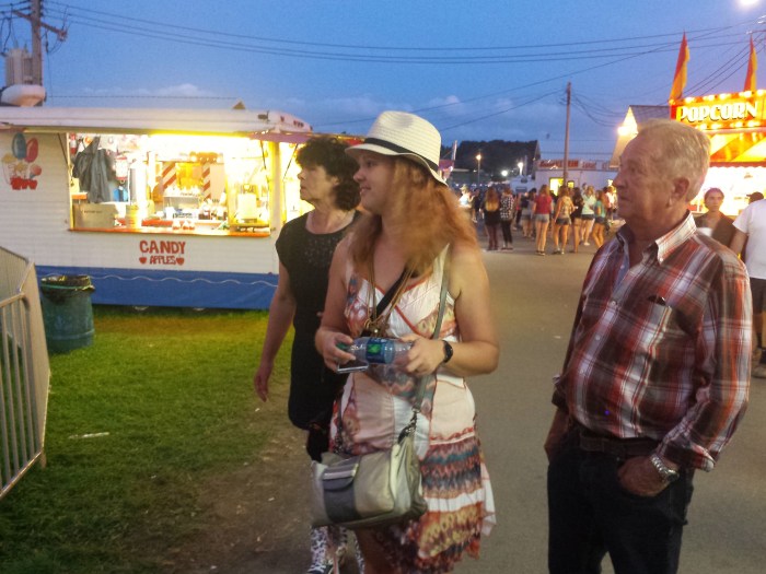 Pa en ma mee naar de Grange Fair in Centre Hall, PA