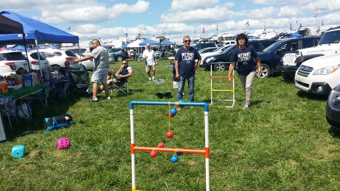 Pa en ma aan de ladderball