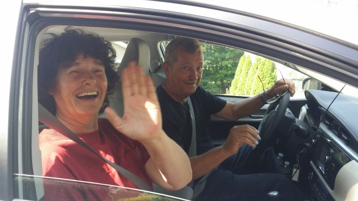 En daar gaan ze dan! Op weg naar Washington DC!