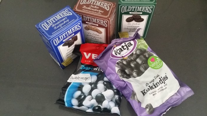 Dankzij het bezoek van pa en ma heb ik weer een voorraadje (NB: dit is maar een deel van de voorraad hoor!)