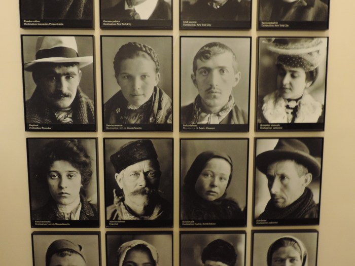 Immigranten van Ellis Island