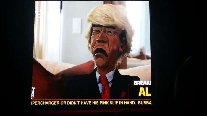 Walter als Donald Trump