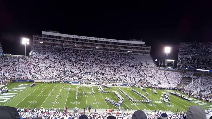 De White Out gezien vanuit het stadion - foto van Abbas (collega) 