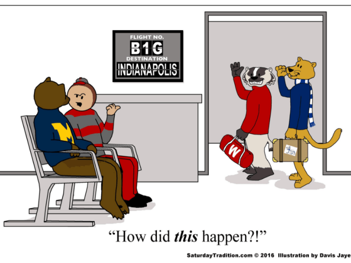 Wisconsin en Penn State strijden om het kampioenschap - ten koste van Michigan en Ohio State...